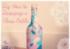 Decoupage botol kaca